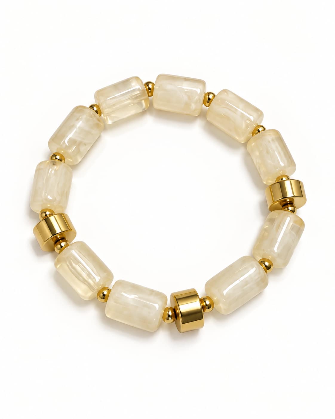 bracciale cilindri avorio 250926-05 –  –