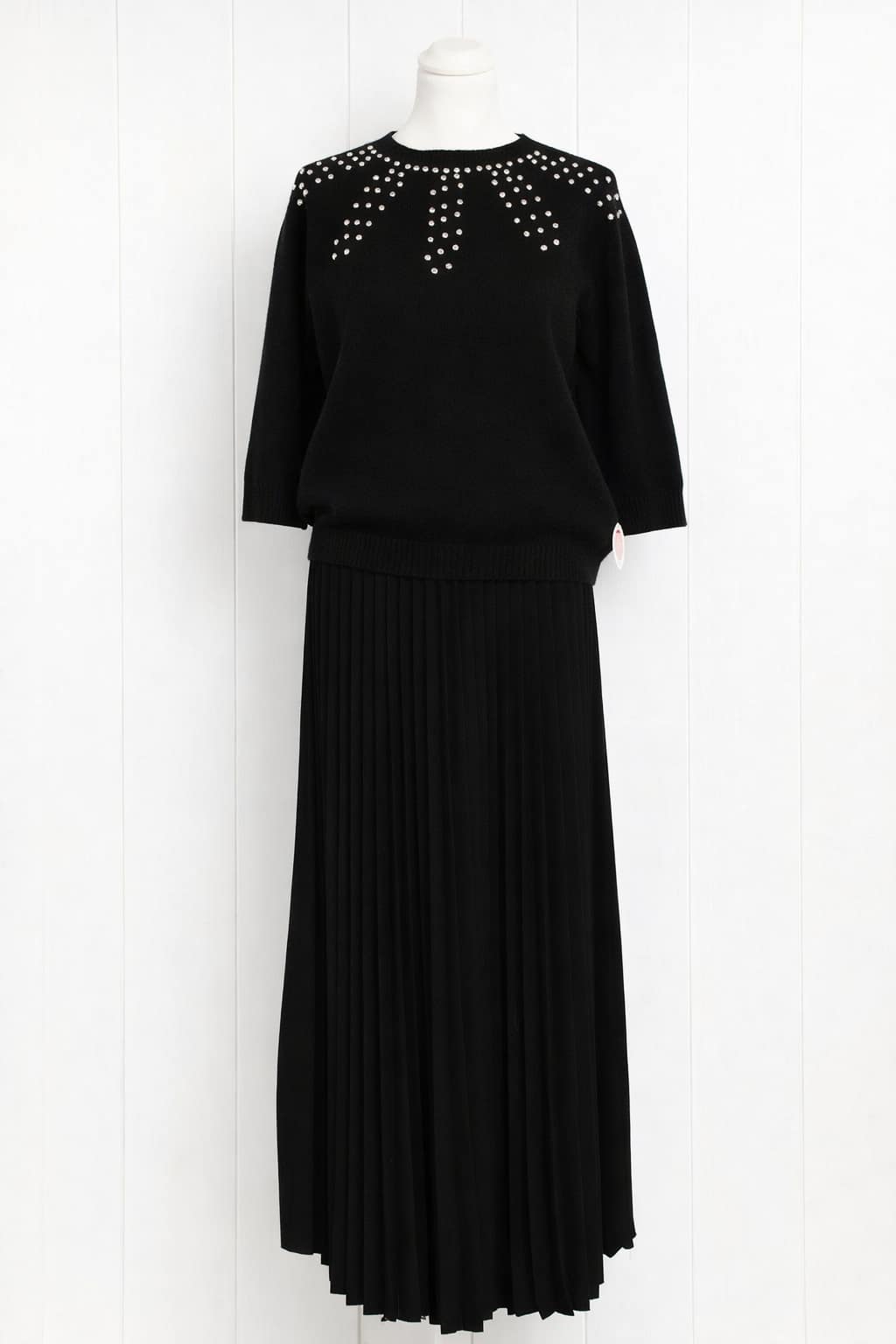 Pullover con strass