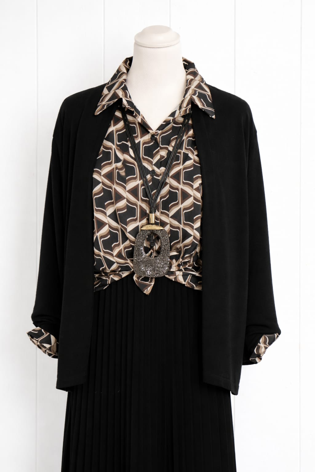 Cardigan in maglia morbida basic